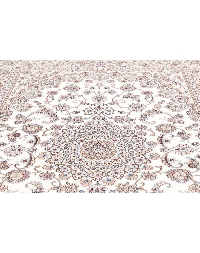 Tappeto Nain 9La Persia bianco marrone 205x317