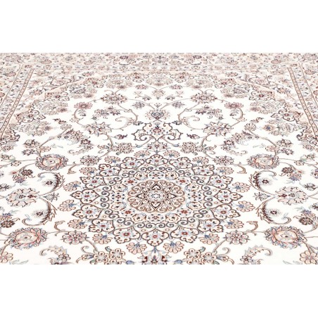Tappeto Nain 9La Persia bianco marrone 205x317