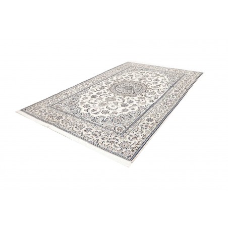 Tappeto Nain 9La Persia bianco grigio 194x297