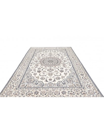 Tappeto Nain 9La Persia bianco grigio 194x297