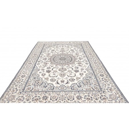 Tappeto Nain 9La Persia bianco grigio 194x297