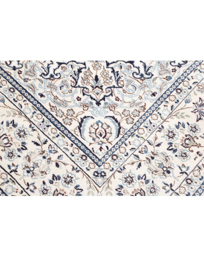 Tappeto Nain 9La Persia bianco grigio 194x297