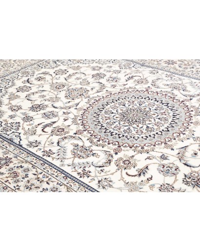 Tappeto Nain 9La Persia bianco grigio 194x297