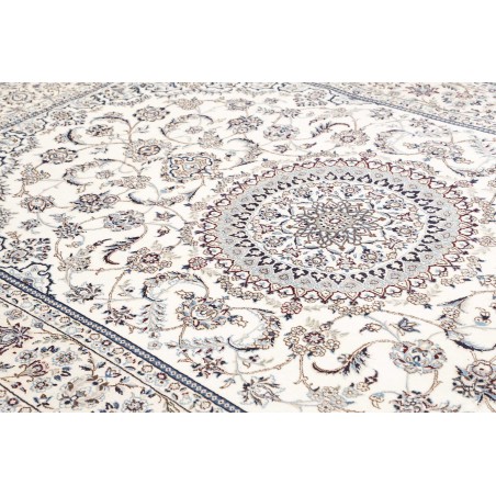 Tappeto Nain 9La Persia bianco grigio 194x297