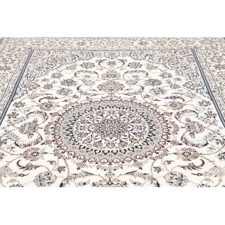 Tappeto Nain 9La Persia bianco grigio 194x297