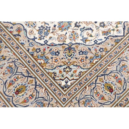 Tappeto Kashan Persia bianco 202x292