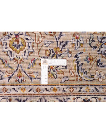 Tappeto Kashan Persia bianco marrone 205x325