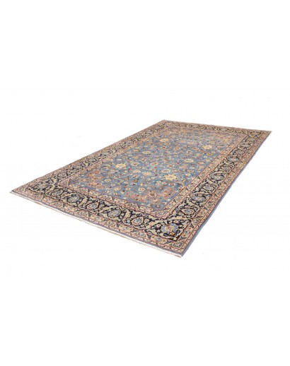 Tappeto Kashan Persia azzurro grigio 206x327