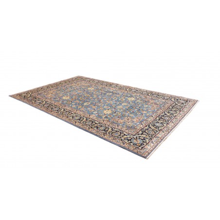 Tappeto Kashan Persia azzurro grigio 206x327