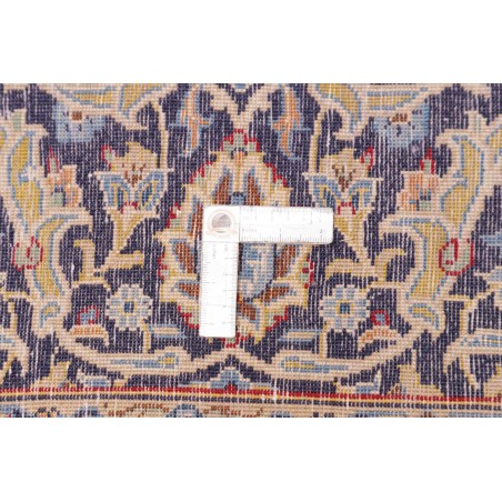 Tappeto Kashan Persia azzurro grigio 206x327