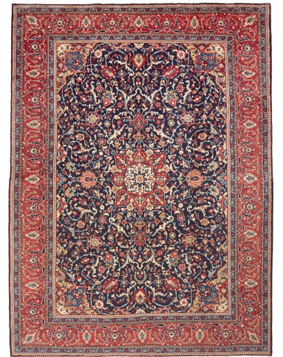 Tappeto Mahal Persia azzurro grigio 270x365