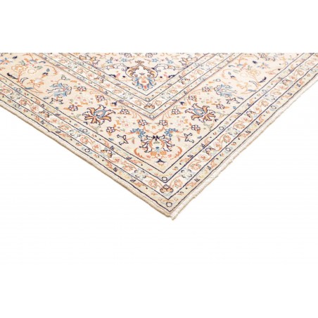 Tappeto Kashan Persia bianco grigio 197x302