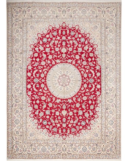 Tappeto Nain 9La Persia bianco marrone 293x413