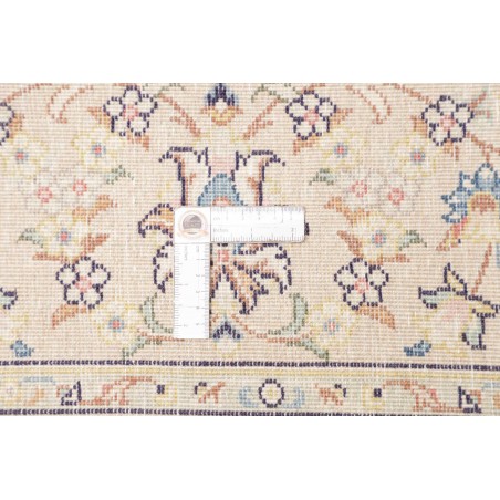 Tappeto Kashan Persia bianco grigio 197x302