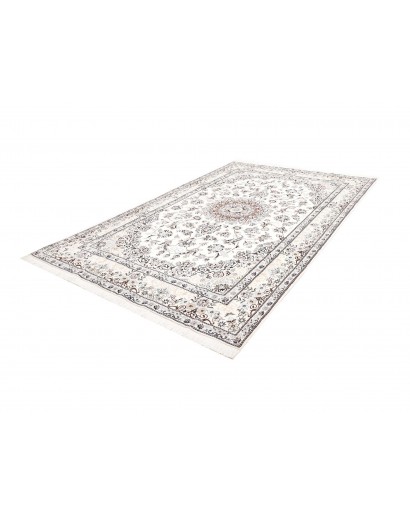 Tappeto Nain 9La Persia bianco grigio 202x306