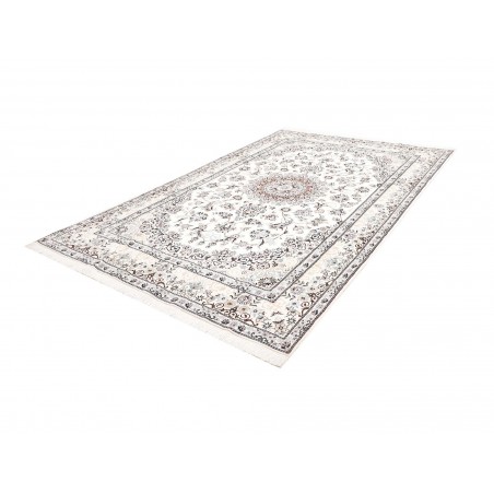 Tappeto Nain 9La Persia bianco grigio 202x306
