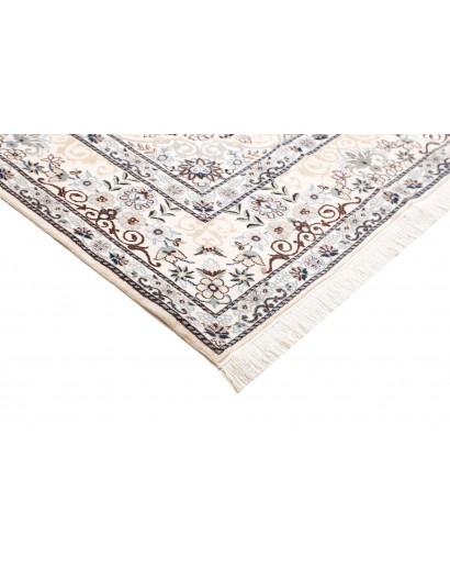 Tappeto Nain 9La Persia bianco grigio 202x306
