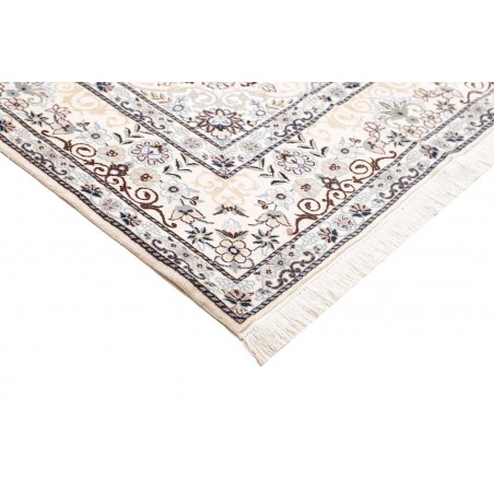 Tappeto Nain 9La Persia bianco grigio 202x306
