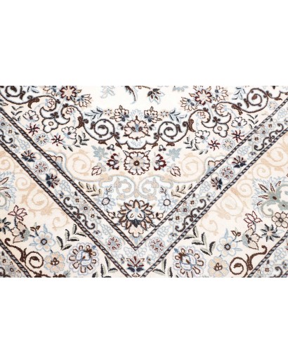 Tappeto Nain 9La Persia bianco grigio 202x306
