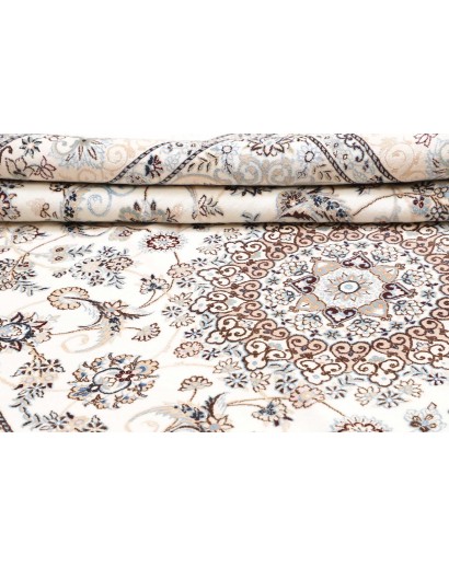 Tappeto Nain 9La Persia bianco grigio 202x306