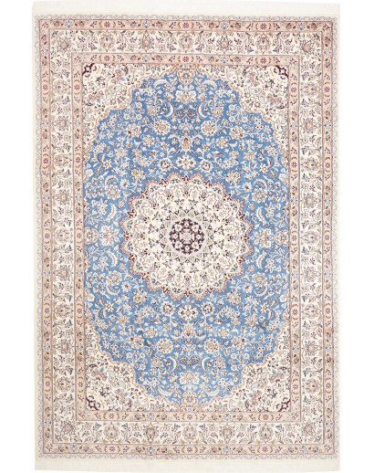 Tappeto Nain 9La Persia bianco grigio 210x306
