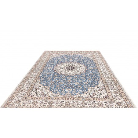 Tappeto Nain 9La Persia bianco grigio 210x306