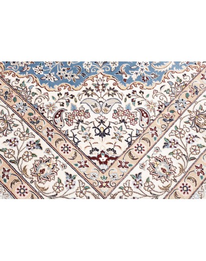 Tappeto Nain 9La Persia bianco grigio 210x306