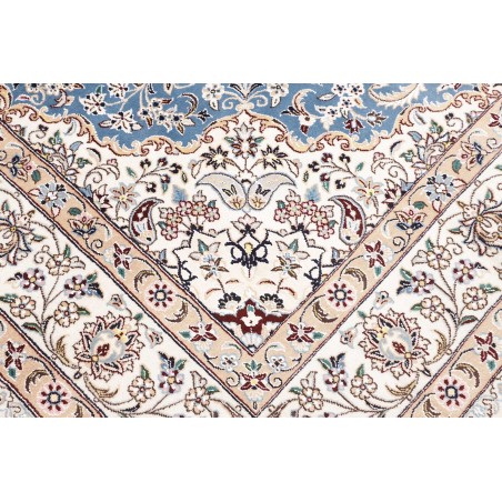 Tappeto Nain 9La Persia bianco grigio 210x306