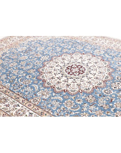 Tappeto Nain 9La Persia bianco grigio 210x306