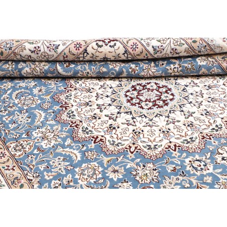 Tappeto Nain 9La Persia bianco grigio 210x306