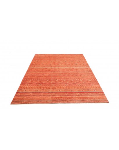 Tappeto Royal Gabbeh Pakistan rosso arancione 156x221