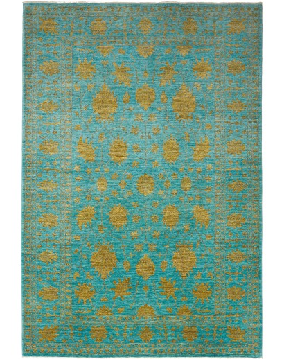 Tappeto Zigler Fine Pakistan blu marrone 205x299