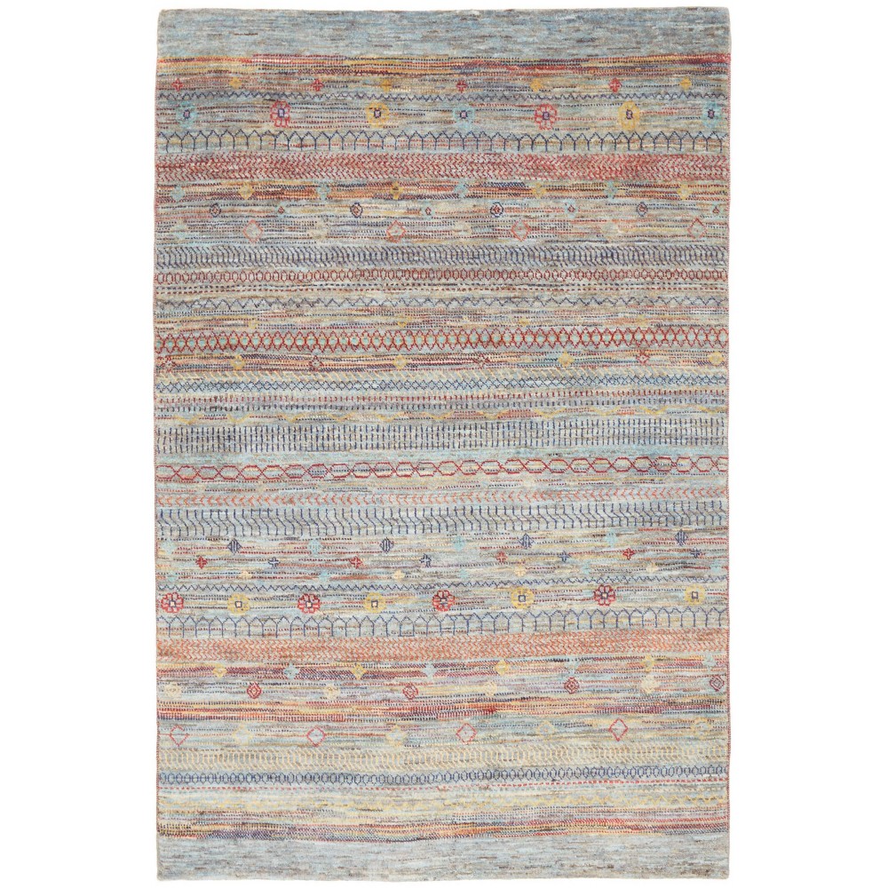 Tappeto Royal Gabbeh Pakistan azzurro beige 136x208