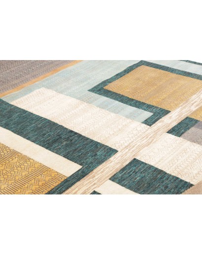 Tappeto Royal Gabbeh Pakistan azzurro grigio 206x300