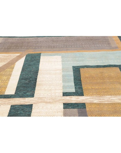 Tappeto Royal Gabbeh Pakistan azzurro grigio 206x300