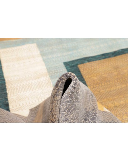 Tappeto Royal Gabbeh Pakistan azzurro grigio 206x300