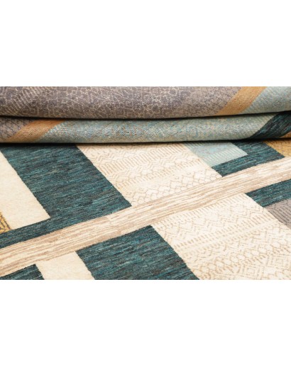 Tappeto Royal Gabbeh Pakistan azzurro grigio 206x300