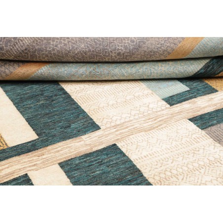 Tappeto Royal Gabbeh Pakistan azzurro grigio 206x300