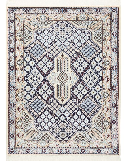 Tappeto Nain 9La Persia bianco grigio 92x120