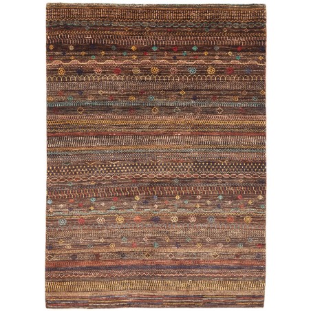 Tappeto Royal Gabbeh Pakistan verde marrone 156x220