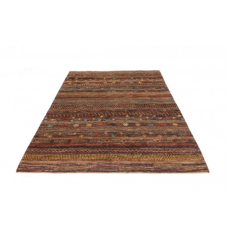 Tappeto Royal Gabbeh Pakistan verde marrone 156x220