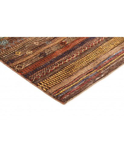 Tappeto Royal Gabbeh Pakistan verde marrone 156x220