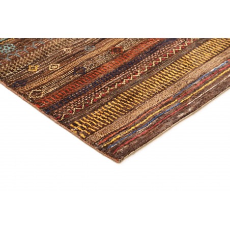 Tappeto Royal Gabbeh Pakistan verde marrone 156x220