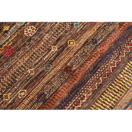 Tappeto Royal Gabbeh Pakistan verde marrone 156x220