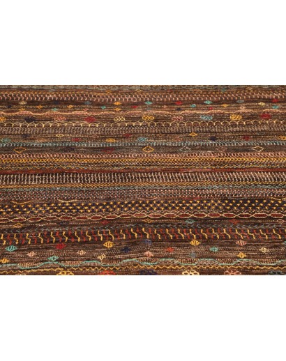 Tappeto Royal Gabbeh Pakistan verde marrone 156x220