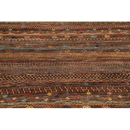 Tappeto Royal Gabbeh Pakistan verde marrone 156x220