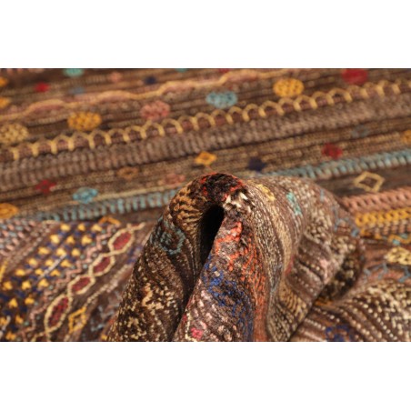 Tappeto Royal Gabbeh Pakistan verde marrone 156x220