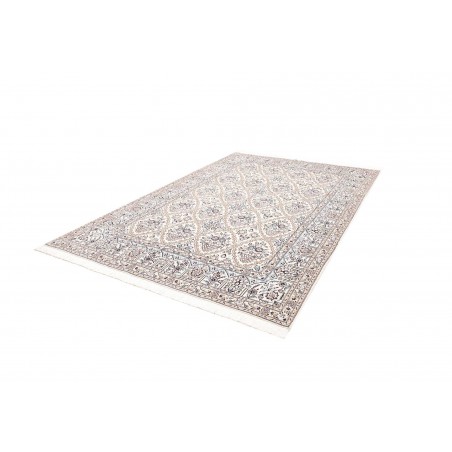 Tappeto Nain 9La Persia bianco grigio 204x302