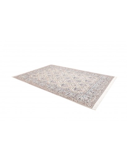 Tappeto Nain 9La Persia bianco grigio 204x302