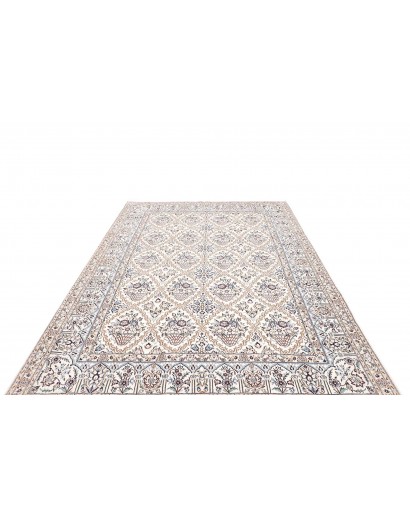 Tappeto Nain 9La Persia bianco grigio 204x302